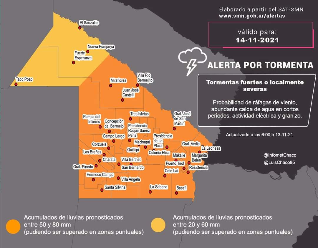 LA LLUVIA SER&Aacute; PROTAGONISTA EN LA JORNADA ELECTORAL EN EL CHACO