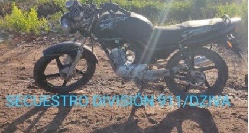 Villa &Aacute;ngela: DAN CON UNA MOTOCICLETA HURTADA HORAS ANTES