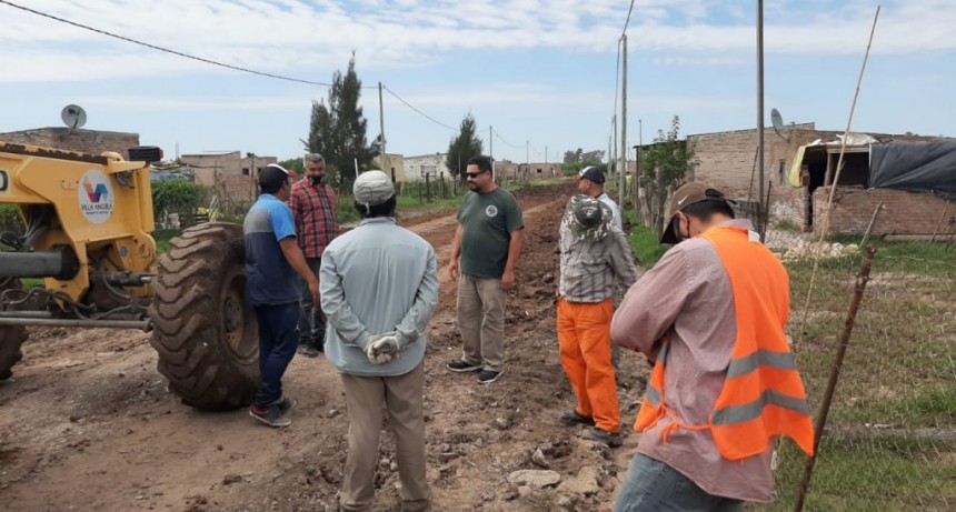Villa &Aacute;ngela: EL MUNICIPIO AVANZA CON IMPORTANTES MEJORAS EN BENEFICIO DE LAS FAMILIAS DE LA CHACRA 53