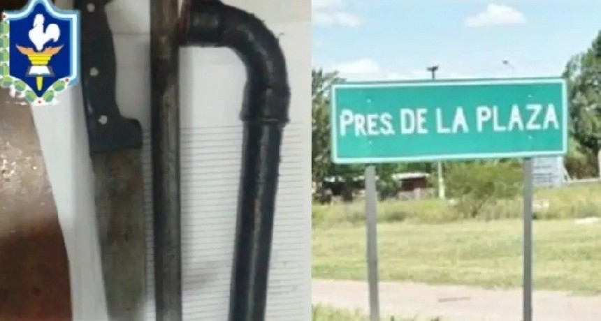 PRESIDENCIA DE LA PLAZA: Conflicto vecinal termin&oacute; con dos hombres en el hospital, se agredieron con una tumbera y un cuchillo