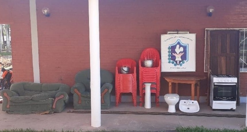 Margarita Bel&eacute;n: DESMANTELARON UN CENTRO DE JUBILADOS Y VENDIERON LO ROBADO: AHORA EST&Aacute;N DETENIDOS