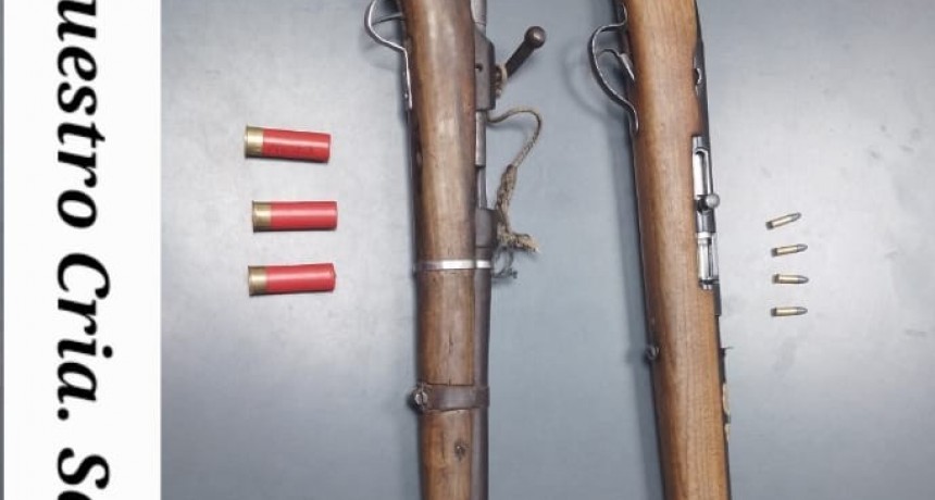 Samuh&uacute;: PORTABAN ARMAS DE FABRICACI&Oacute;N CASERA