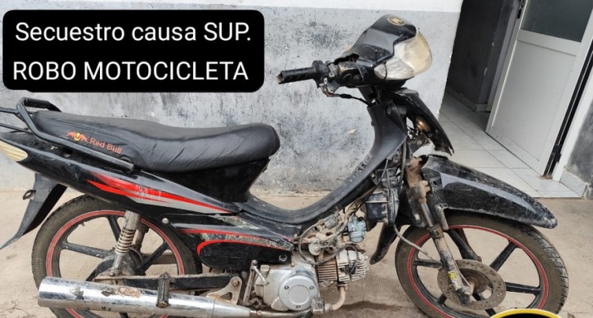 Villa &Aacute;ngela: UN CIUDADANO RECUPER&Oacute; SU MOTO QUE DEJ&Oacute; ESTACIONADA FRENTE AL BOLICHE PARA HACER EJERCICIOS