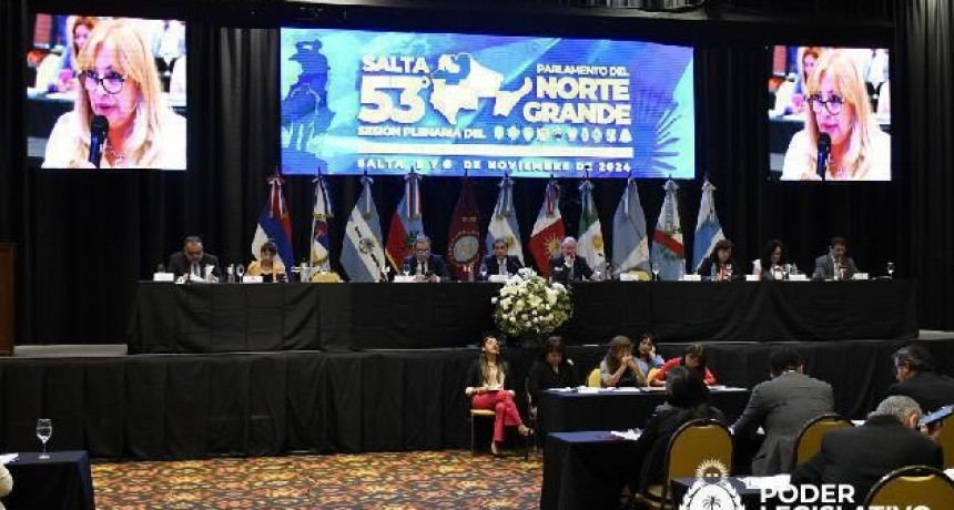 LEGISLADORES REPRESENTARON A CHACO CON UN AMPLIO TEMARIO DE INICIATIVAS EN LA 53&ordm; SESI&Oacute;N DEL PARLAMENTO DEL NORTE GRANDE