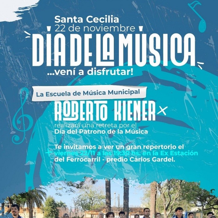 Villa &Aacute;ngela: LA ESCUELA MUNICIPAL DE M&Uacute;SICA &ldquo;ROBERTO KIENNER&rdquo; INVITA A CELEBRAR EL D&Iacute;A DE SANTA CECILIA