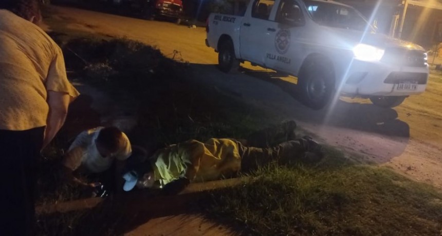 Villa &Aacute;ngela: BOMBEROS RESCATAN UN CAN QUE ESTABA ATRAPADA BAJO UN PUENTE