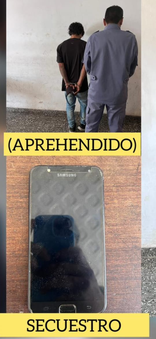VILLA ÁNGELA: POLICÍAS RECUPERARON UN CELULAR HURTADO 