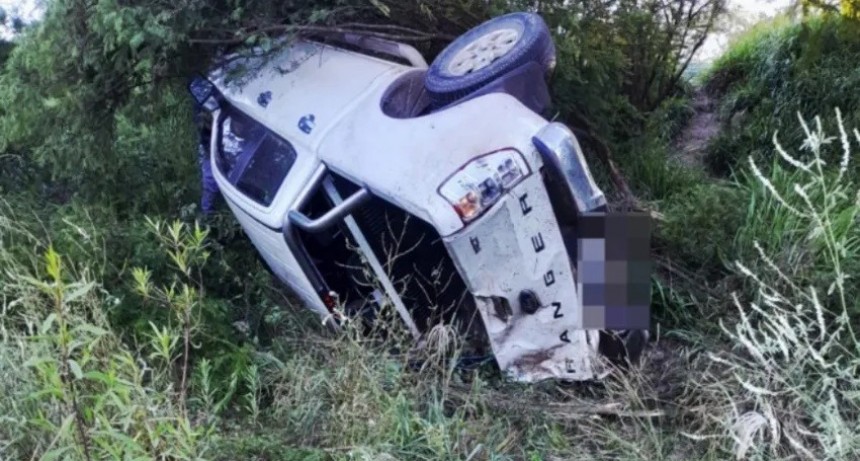 Conductor de una camioneta quiso esquivar caballos sueltos, despist&oacute; y volc&oacute;