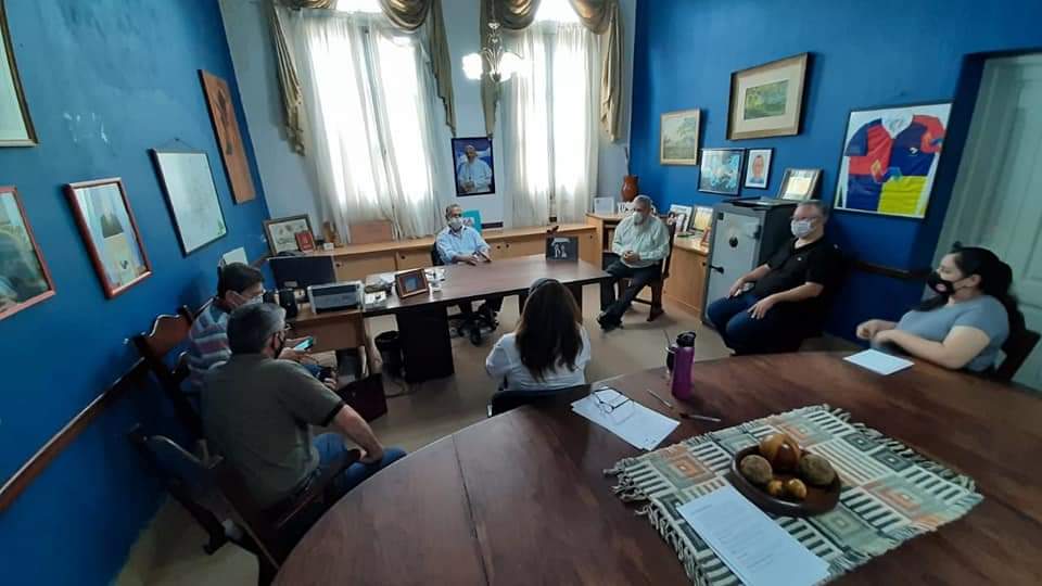  Villa &Aacute;ngela: EL INTENDENTE PAPP SE REUNI&Oacute; CON SU EQUIPO PARA ORGANIZAR LAS ACTIVIDADES DE CIERRE DE A&Ntilde;O
