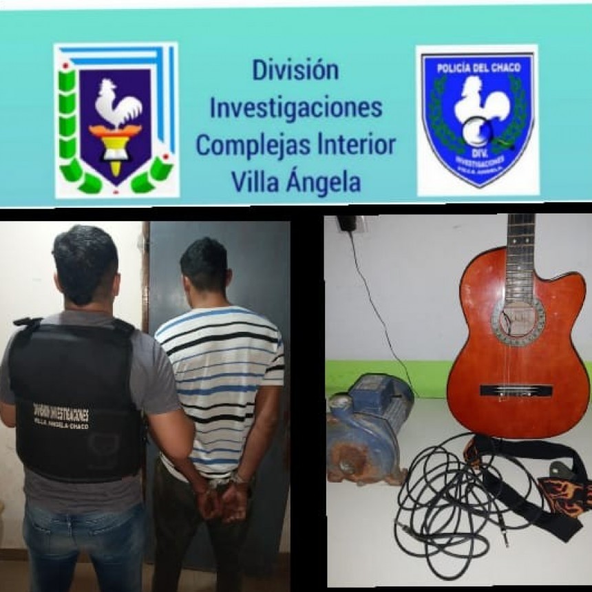 Villa &Aacute;ngela: ENTR&Oacute; A ROBAR A UNA IGLESIA EVANG&Eacute;LICA, LOGRAN DETENERLO Y TEN&Iacute;A UN PEDIDO DE CAPTURA POR OTRA CAUSA