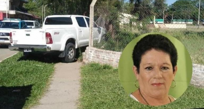 LA INTENDENTE DE LA TIGRA SE LLEV&Oacute; PUESTO UN MURO CON LA CAMIONETA OFICIAL