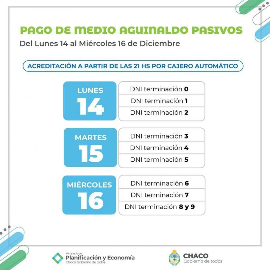 Comienza hoy el pago del aguinaldo para la administraci&oacute;n p&uacute;blica provincial