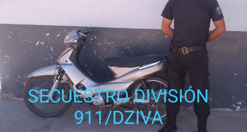 Villa &Aacute;ngela: RECUPERAN UNA MOTO ROBADA EN PLENO CENTRO EN HORAS DE LA MADRUGADA