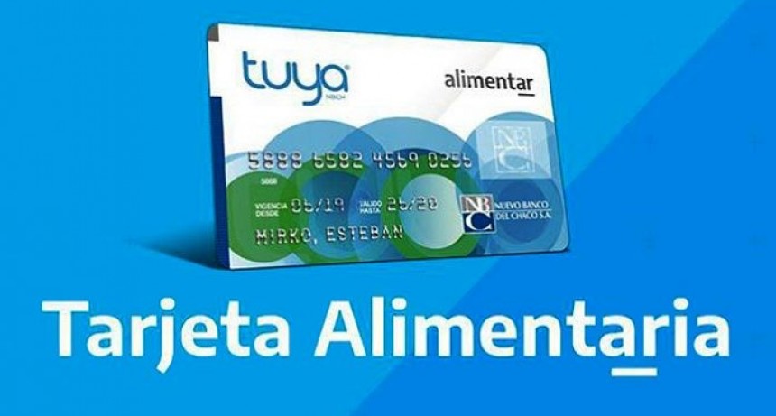 Este viernes se acreditar&aacute; la Tarjeta Alimentar con carga doble