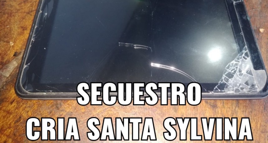 Santa Sylvina: RECUPERAN UNA TABLET Y DETIENEN AL SUPUESTO AUTOR