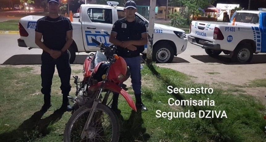 Villa &Aacute;ngela: LE ROBARON LA MOTO Y FUE HALLADA POR LA POLIC&Iacute;A TRAS LA COLABORACI&Oacute;N DE TODAS LAS UNIDADES