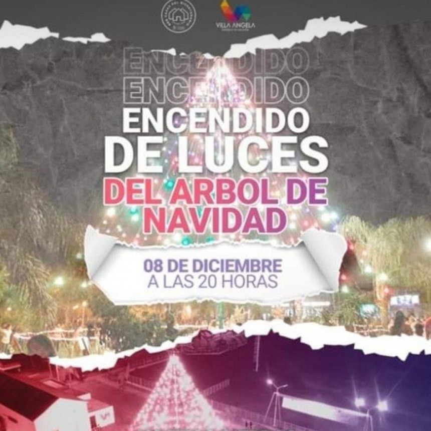 Villa &Aacute;ngela: EL MUNICIPIO INVITA A PARTICIPAR DEL ENCENDIDO DE LUCES DEL &Aacute;RBOL DE NAVIDAD
