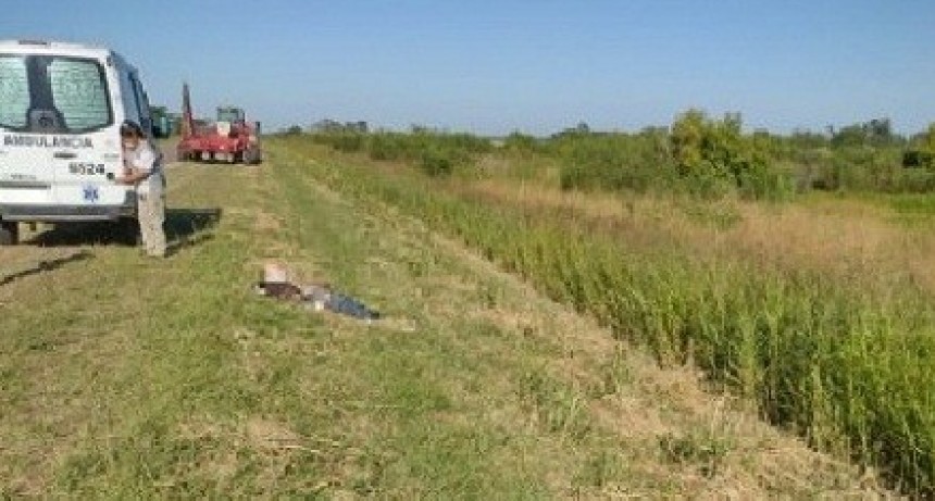 Villa &Aacute;ngela: LO HALLARON SIN VIDA AL COSTADO DE LA RUTA E INVESTIGAN SU MUERTE