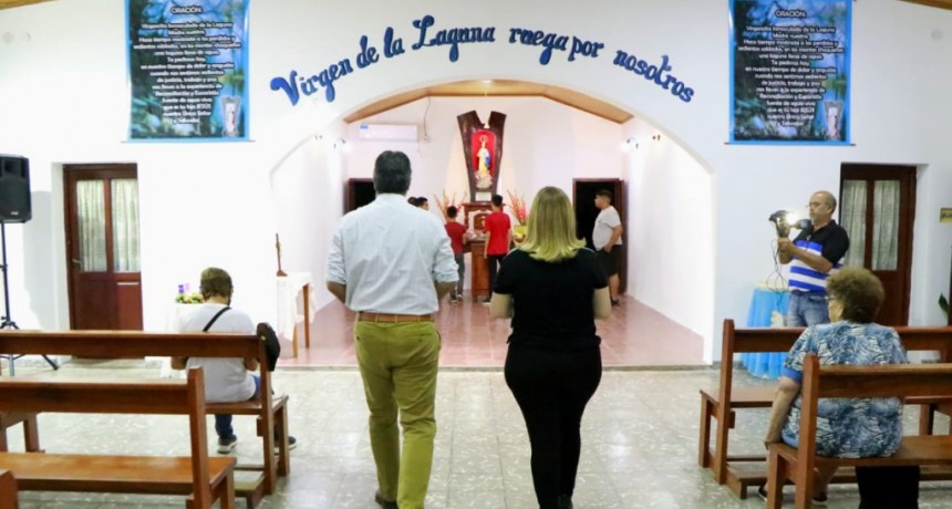EN MES&Oacute;N DE FIERRO, CAPITANICH ACOMPA&Ntilde;&Oacute; LA PRIMERA MISA DE CELEBRACI&Oacute;N POR LA VIRGEN DE LA LAGUNA