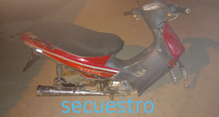 Villa &Aacute;ngela: DESARMARON UNA MOTOCICLETA EN PLENA CALLE
