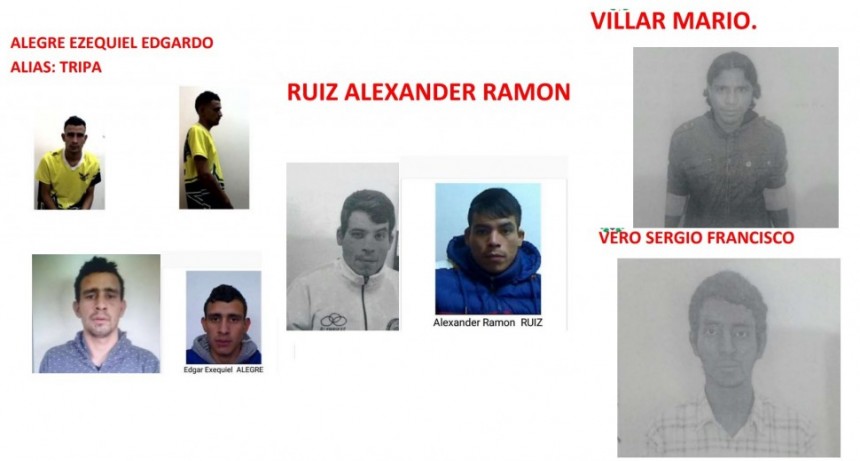 BUSCAN A CUATRO PERSONAS QUE SE FUGARON DE UNA COMISAR&Iacute;A EN S&Aacute;ENZ PE&Ntilde;A