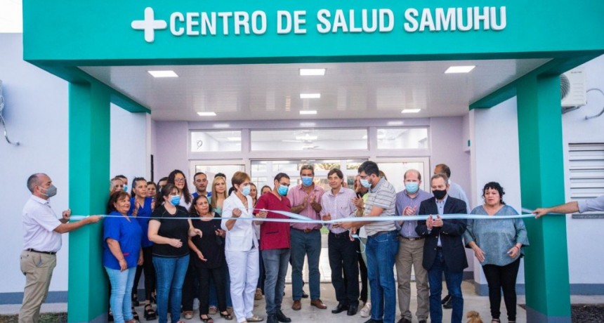 POR LOS 110 A&Ntilde;OS DE SAMUH&Uacute;, CAPITANICH INAUGUR&Oacute; LA AMPLIACI&Oacute;N Y REFACCI&Oacute;N DEL CENTRO DE SALUD Y EL REGISTRO CIVIL