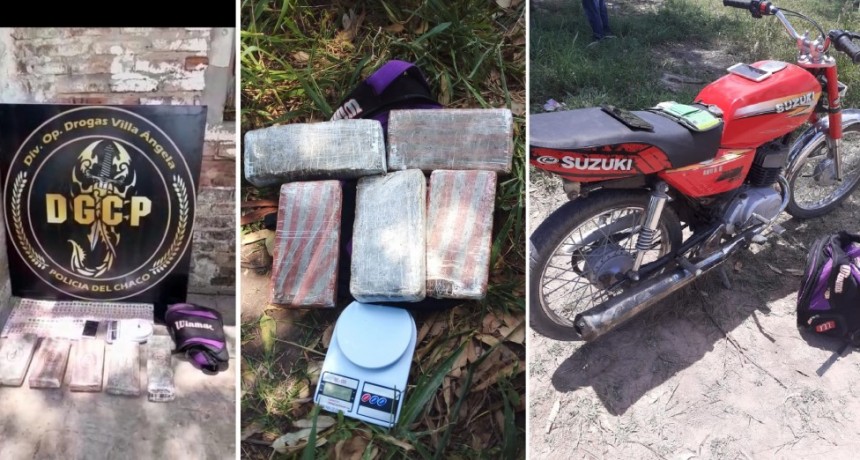 Villa Angela: Atrapan a un hombre de 34 a&ntilde;os intentando comercializar Marihuana.