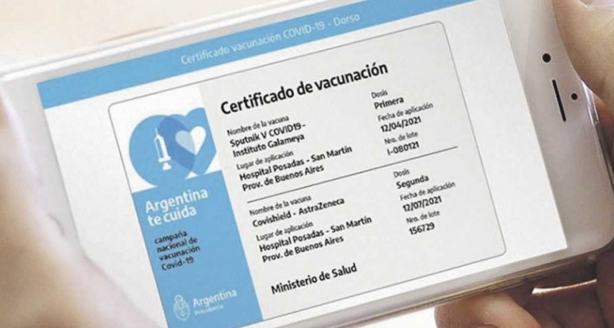 Cinco provincias comenzar&aacute;n a implementar desde este martes el pase sanitario