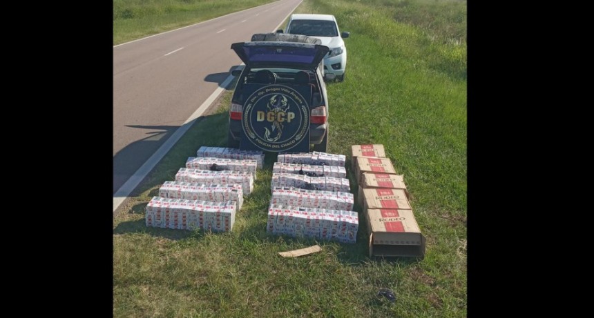 Ruta Nacional N&deg;95: DEMORAN UN VEH&Iacute;CULO CON 500 BREZAS DE CIGARRILLO RODEO SIN AVAL ADUANERO