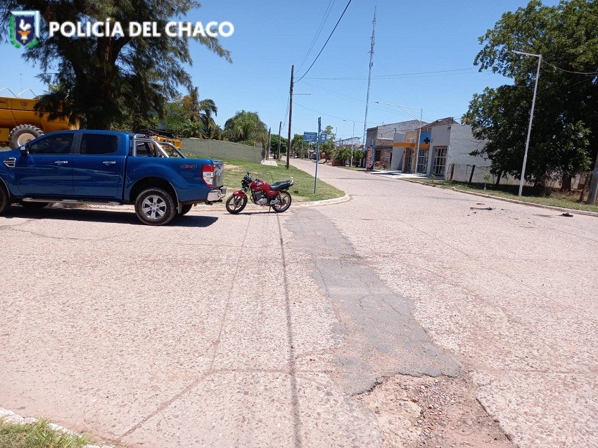 San Bernardo Un Joven Lesionado en un Choque entre una Camioneta