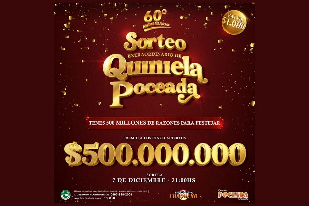 GRAN EXPECTATIVA POR LA POCEADA DE $500 MILLONES QUE SE JUEGA ESTE SÁBADO