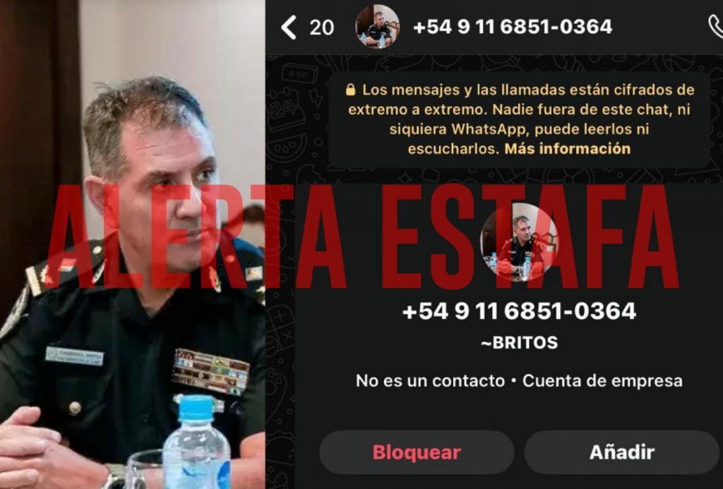 Investigaciones ALERTA ESTAFAS: FALSO POLICÍA FEDERAL INTENTA ESTAFAR POR WHATSAPP