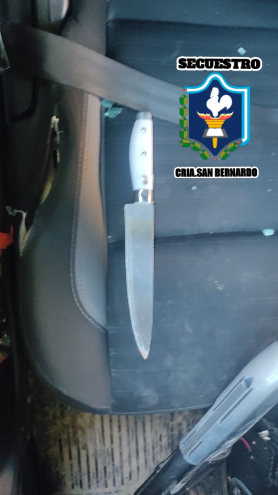 SAN BERNARDO: DETUVIERON A UN HOMBRE POR DESORDEN CON UN CUCHILLO