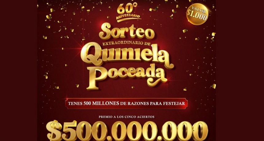 GRAN EXPECTATIVA POR LA POCEADA DE $500 MILLONES QUE SE JUEGA ESTE S&Aacute;BADO