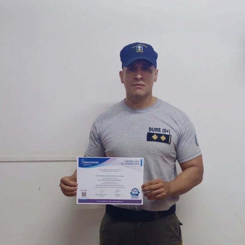 Villa &Aacute;ngela: EL JEFE DE BOMBEROS APROB&Oacute; CON LA NOTA M&Aacute;S ALTA EL CURSO DE INVESTIGACI&Oacute;N DE INCENDIO