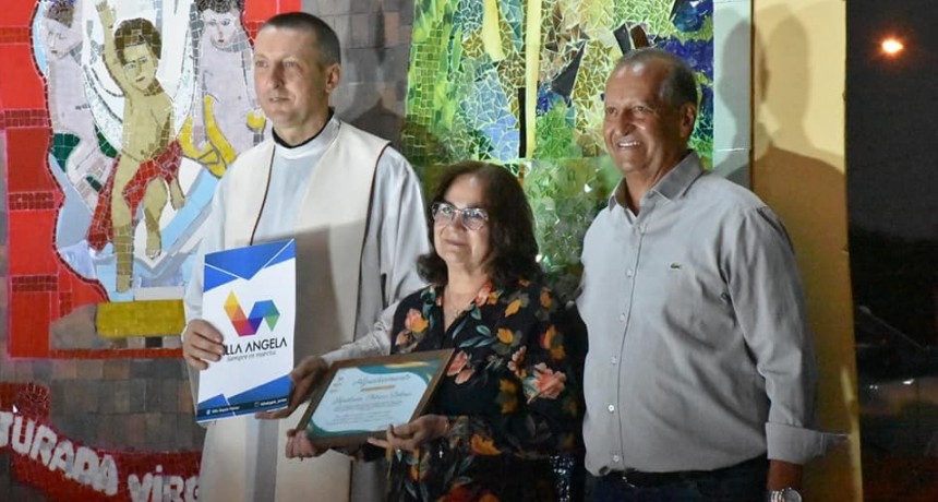 Villa &Aacute;ngela: ADALBERTO PAPP INAUGUR&Oacute; EL MURAL DE LA VIRGEN DEL MES&Oacute;N EN LA ROTONDA DEL ACCESO NORTE