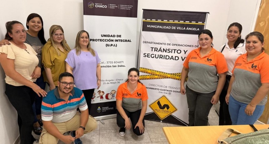 Villa &Aacute;ngela: TRANSITO Y SEGURIDAD VIAL EN CONJUNTO CON LA UPI BRINDARON UNA CHARLA DE CONCIENTIZACI&Oacute;N A J&Oacute;VENES Y ADOLESCENTES