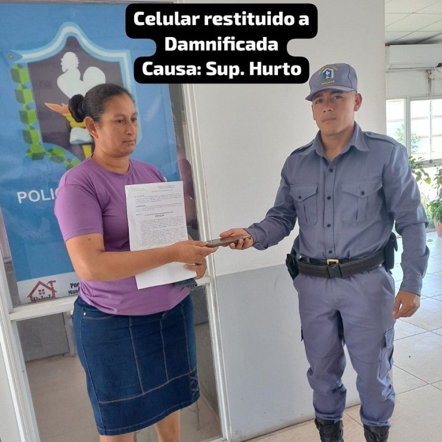 San Bernardo: RECUPERAN UN CELULAR Y LO RESTITUYEN A SU PROPIETARIA