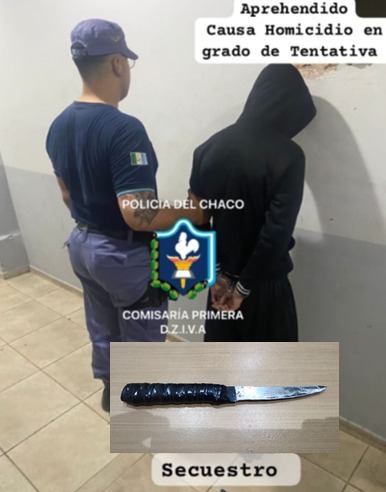 VILLA ÁNGELA: INTENTO DE HOMICIDIO DE UN JOVEN DE 18 AÑOS A OTRO DE LA MISMA EDAD