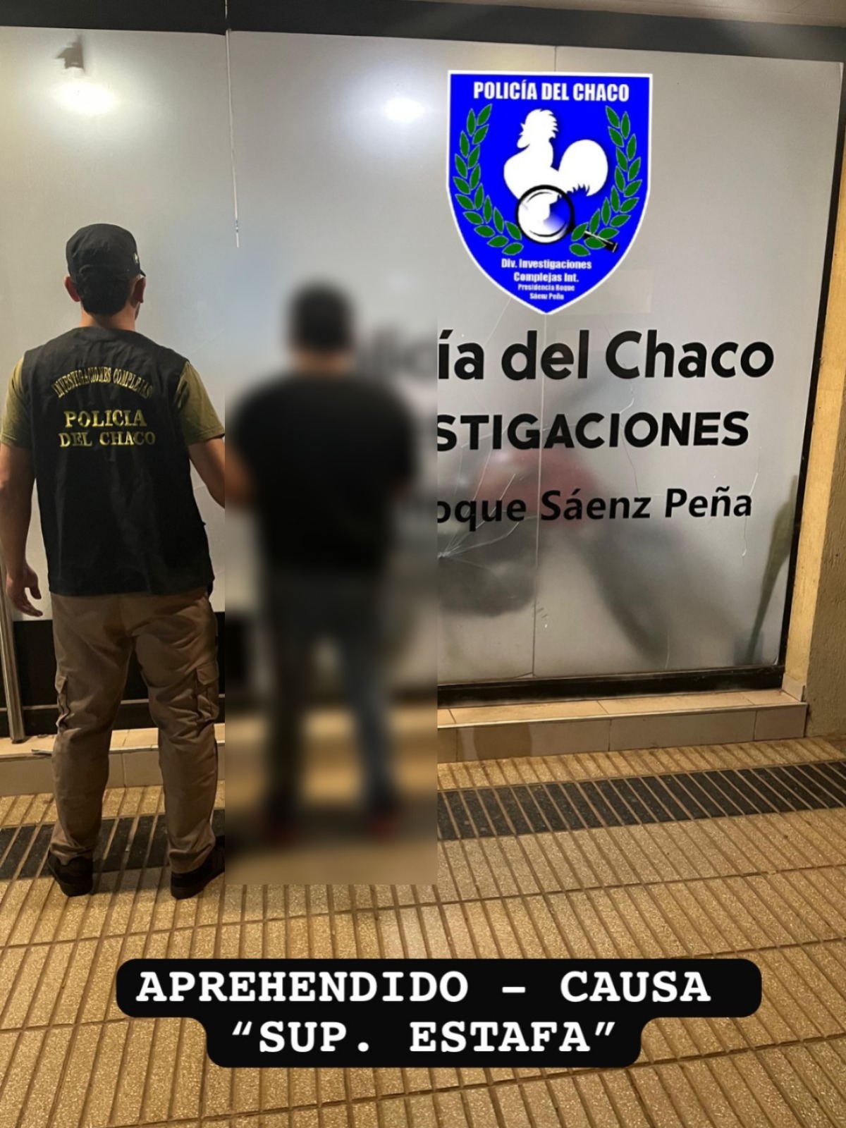 SÁENZ PEÑA: LO DETUVIERON POR TRES ESTAFAS: HABRÍA COMPRADO CON CHEQUES FALSOS