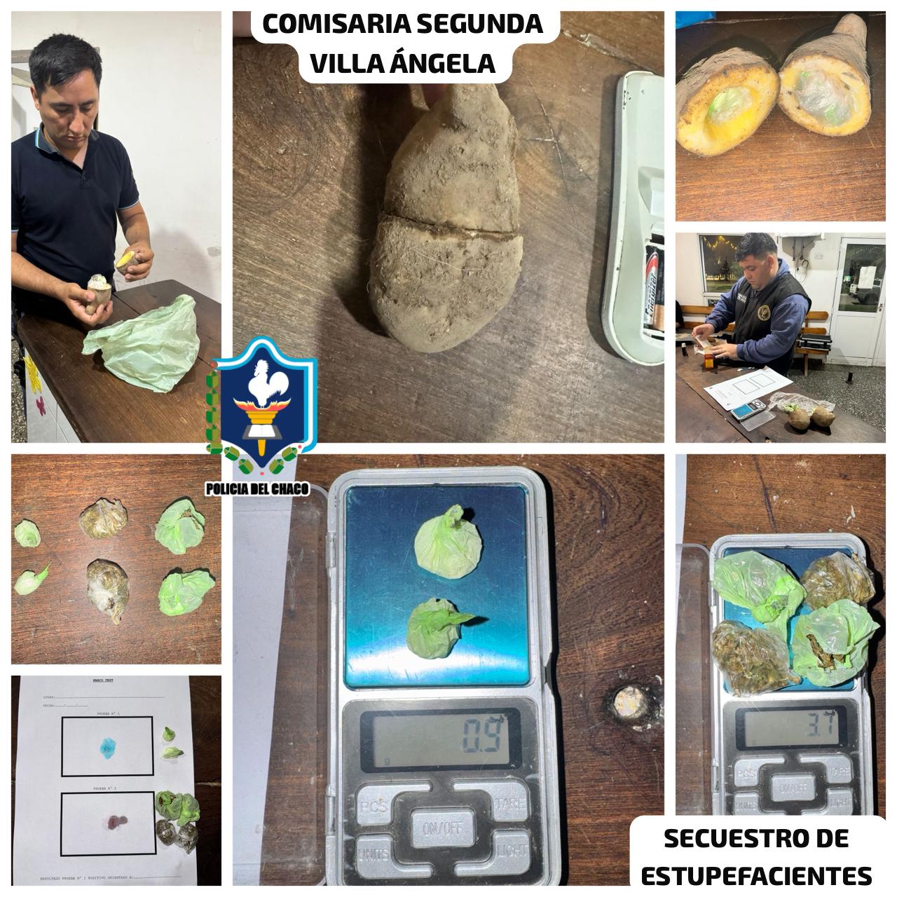 VILLA ÁNGELA: INTENTARON INGRESAR DROGA OCULTA EN ALIMENTOS PARA UN DETENIDO