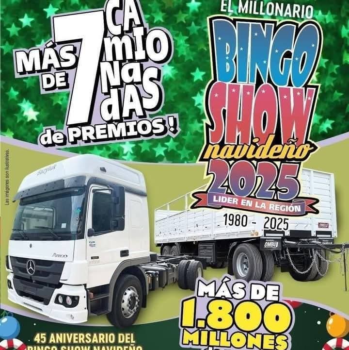 EL CLUB DEPORTIVO COMERCIO SE PREPARA PARA EL 45&deg; BINGO SHOW NAVIDE&Ntilde;O CON PREMIOS MILLONARIOS Y UNA CONVOCATORIA R&Eacute;CORD